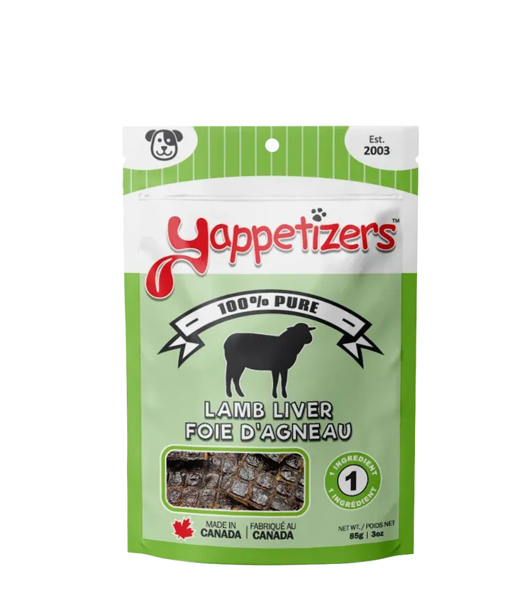 Yappetizers Lamb Liver Dog Treats 85 gm