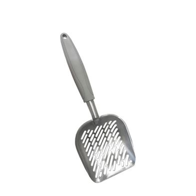 CloeCluzo Cat Litter Scoop Aluminium Grey