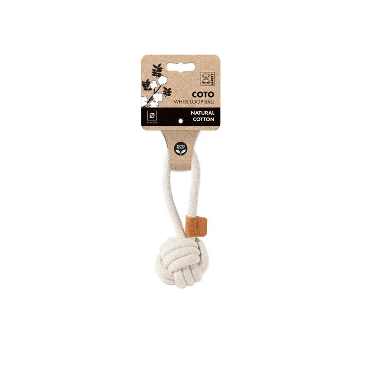 M-Pets COTO Grey Loop Ball White