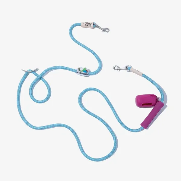 Clay Club - Clay Rope Dog Leash - Blue - Size M