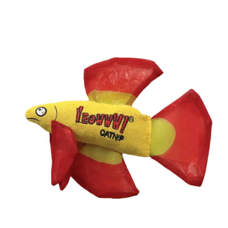 Yeowww! - Catnip - Toy - Mo Betta Fish - Red