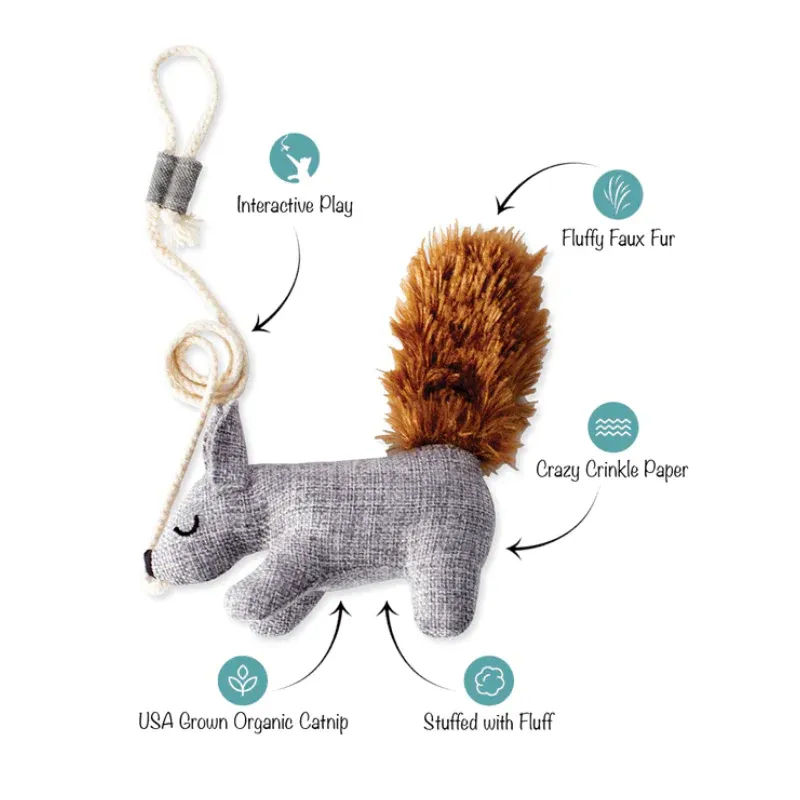 Fringe Studio - Cat - Toy - Catnip - Teaser - One Tuff Nut