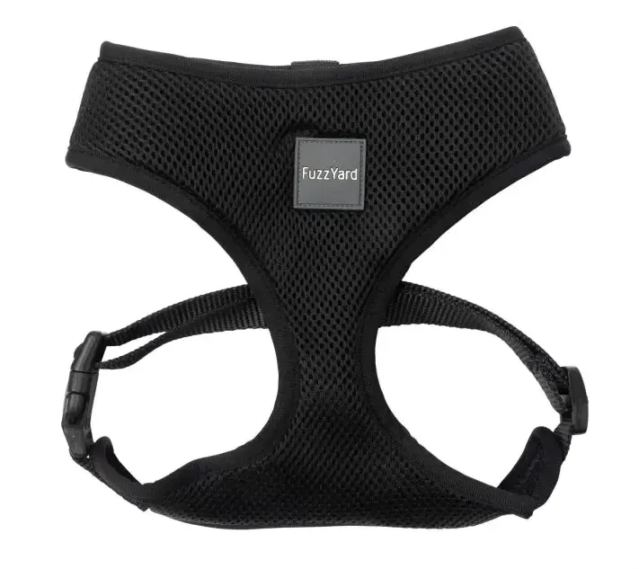 Fuzzyard Regular Harness - Swat Black - Size S