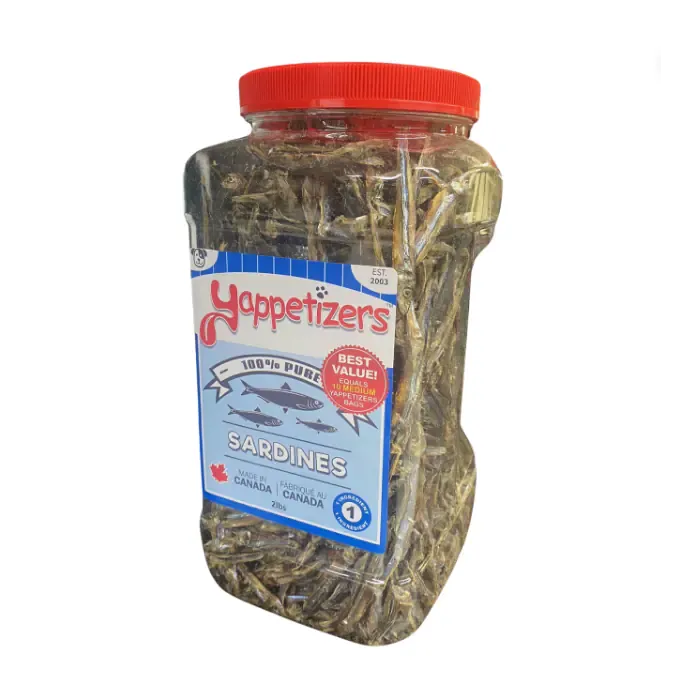 Yappetizers Sardines Dog Treats Bulk 2 LB