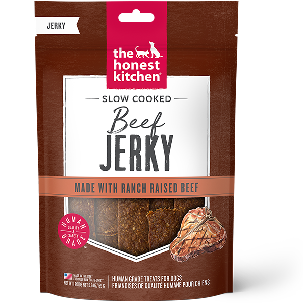 Honest Kitchen Dog Slow Cooked Jerky Beef 5.6oz