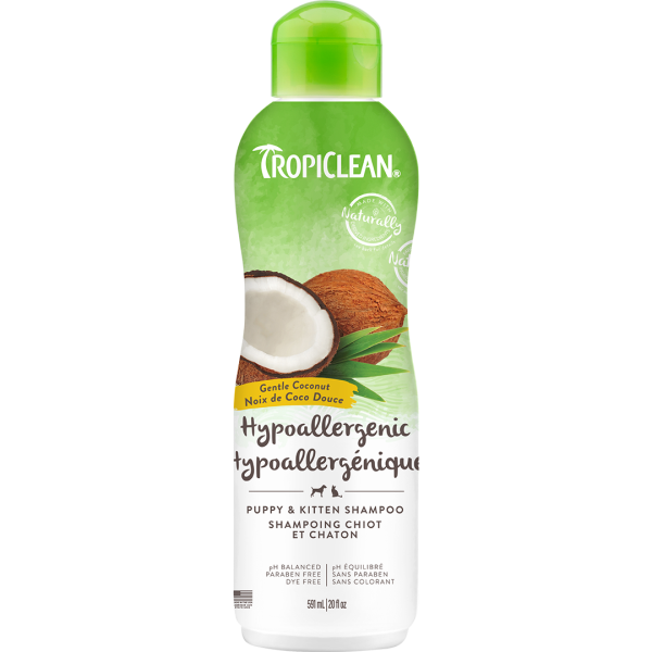 TropiClean Puppy or Kitten  Shampoo Gentle Coconut 20 oz