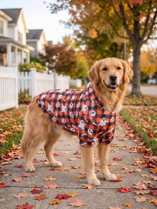 Dog Halloween Hoodie, Pajama Style