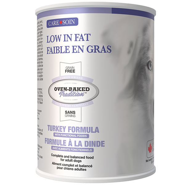 Oven-Baked Tradition Dog Low Fat Care Turkey Pate 12.5 oz
