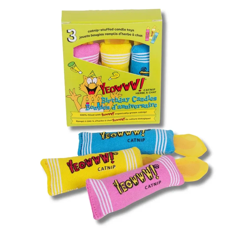 Yeowww! - Catnip - Toy - Birthday Candles