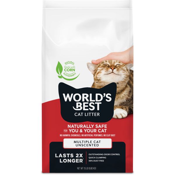 World's Best Multiple Cat Clumping 15LB