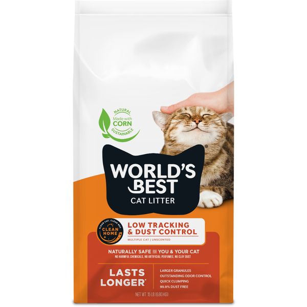World's Best Low Tracking &amp; Dust Control Unscented 15LB