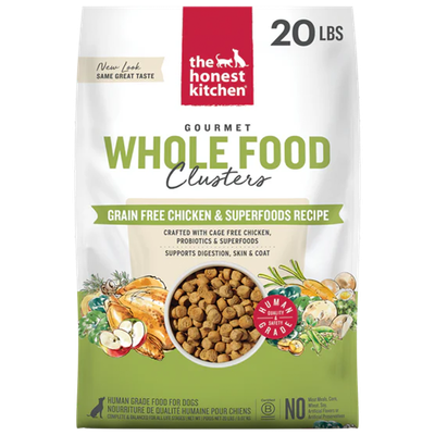 Honest Kitchen Dog Whole Food Clusters GF Chicken 20 lb