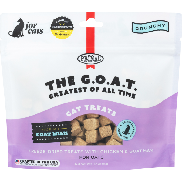 Primal Cat Treats G.O.A.T. Chicken &amp; Goat Milk 2 oz