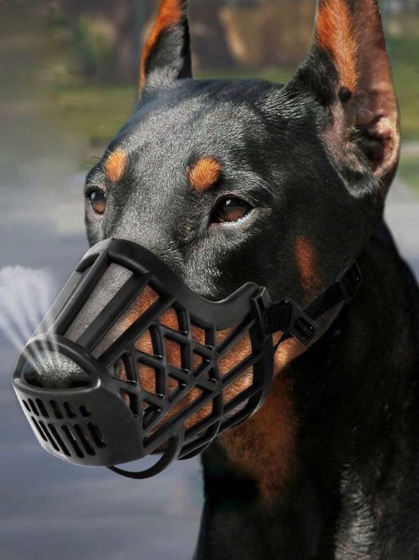 Anti Bite/Chew - Anti Bark Dog Muzzle - TPE Material Breathable &amp; Water Drinkable