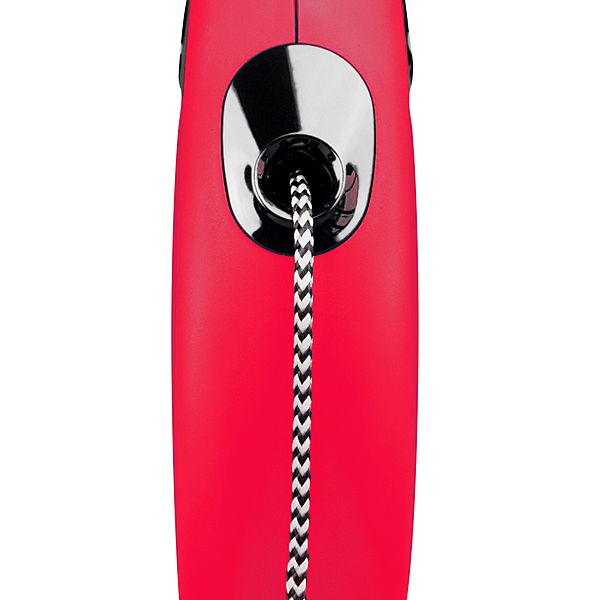 Flexi Classic Cord Retractable Leash - Medium Red 5M