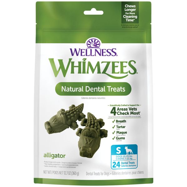 Whimzees Small Alligator | 24 pk