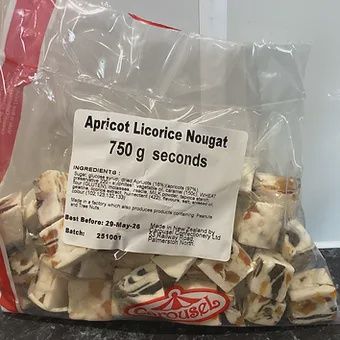 Apricot Licorice Nougat Offcuts - 750g
