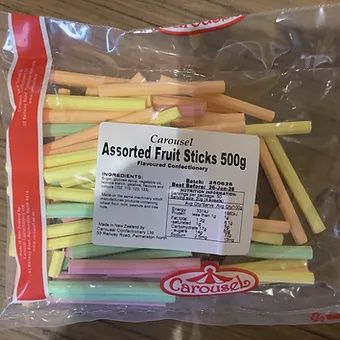 Assorted Fruit Sticks - 500g