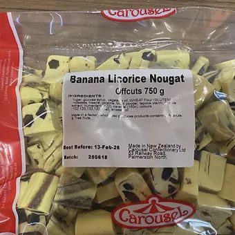Banana Licorice Nougat Offcuts - 750g
