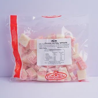 Coconut Ice Offcuts - 750g