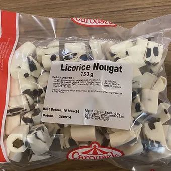 Licorice Nougat Offcuts - 750g