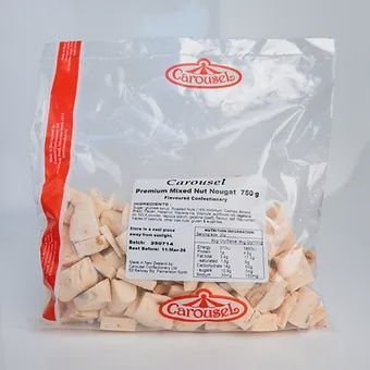 Premium Mixed Nut Nougat Offcuts - 750g