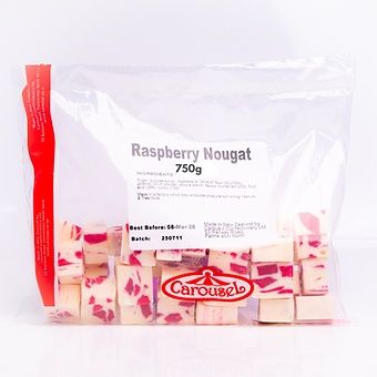 Raspberry Nougat Offcuts- 750g