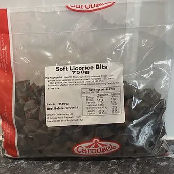 Soft Licorice Bits Offcuts - 750g