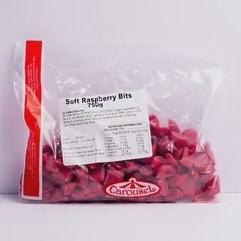 Soft Raspberry Bits Offcuts - 750g