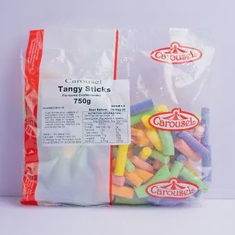 Tangy Sticks Multi Coloured Seconds - 750g