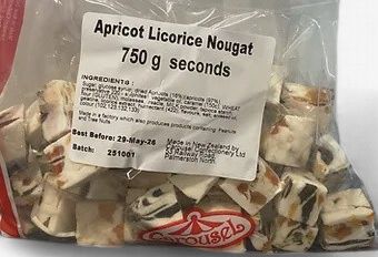 Apricot Licorice Nougat Offcuts - 750g