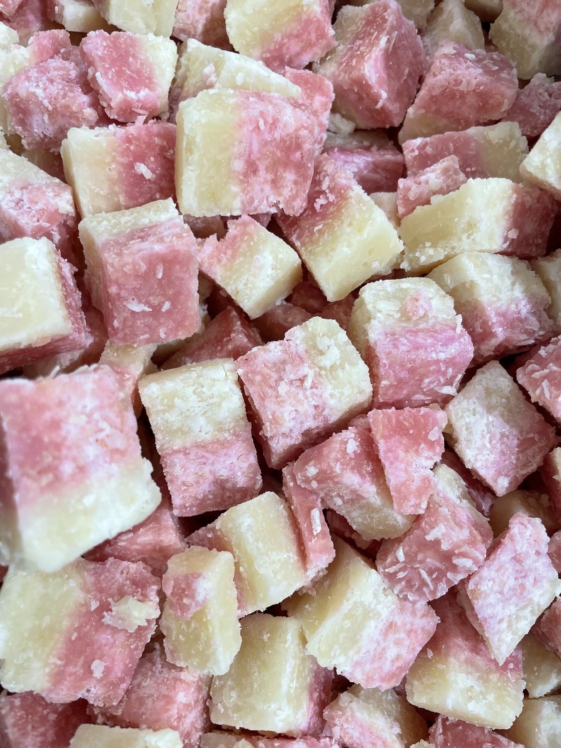 Coconut Ice Offcuts - 750g