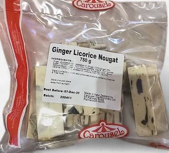 Ginger Licorice Nougat Offcuts- 750g