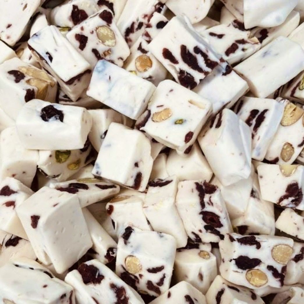 Cranberry Almond Pistachio Nougat Offcuts - 750g