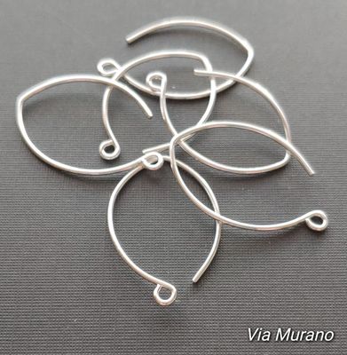 Rounded V - Shape Earwires DuroPlate. Made in USA.