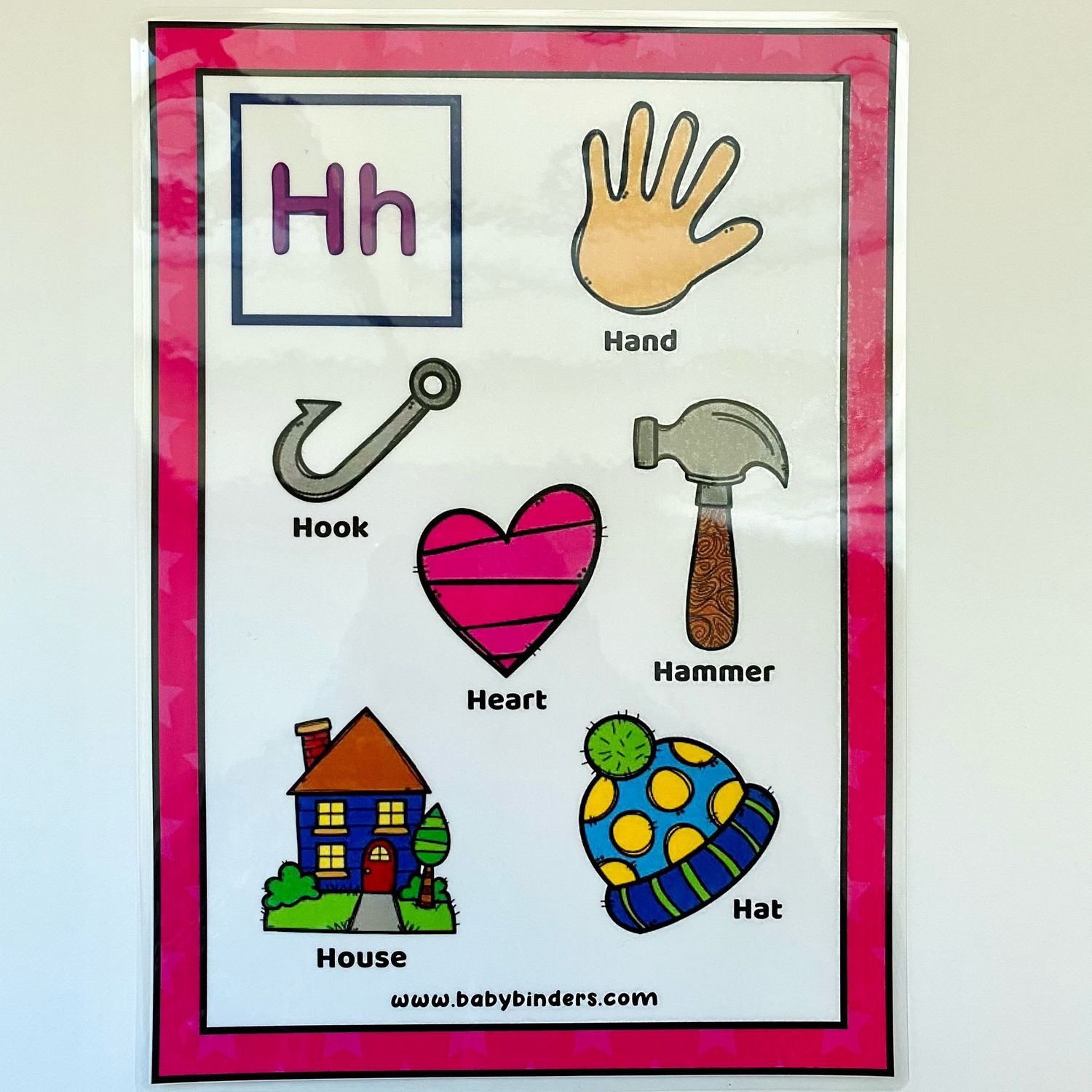 ABC Letters Flash Cards for 3-5 Year Kids.