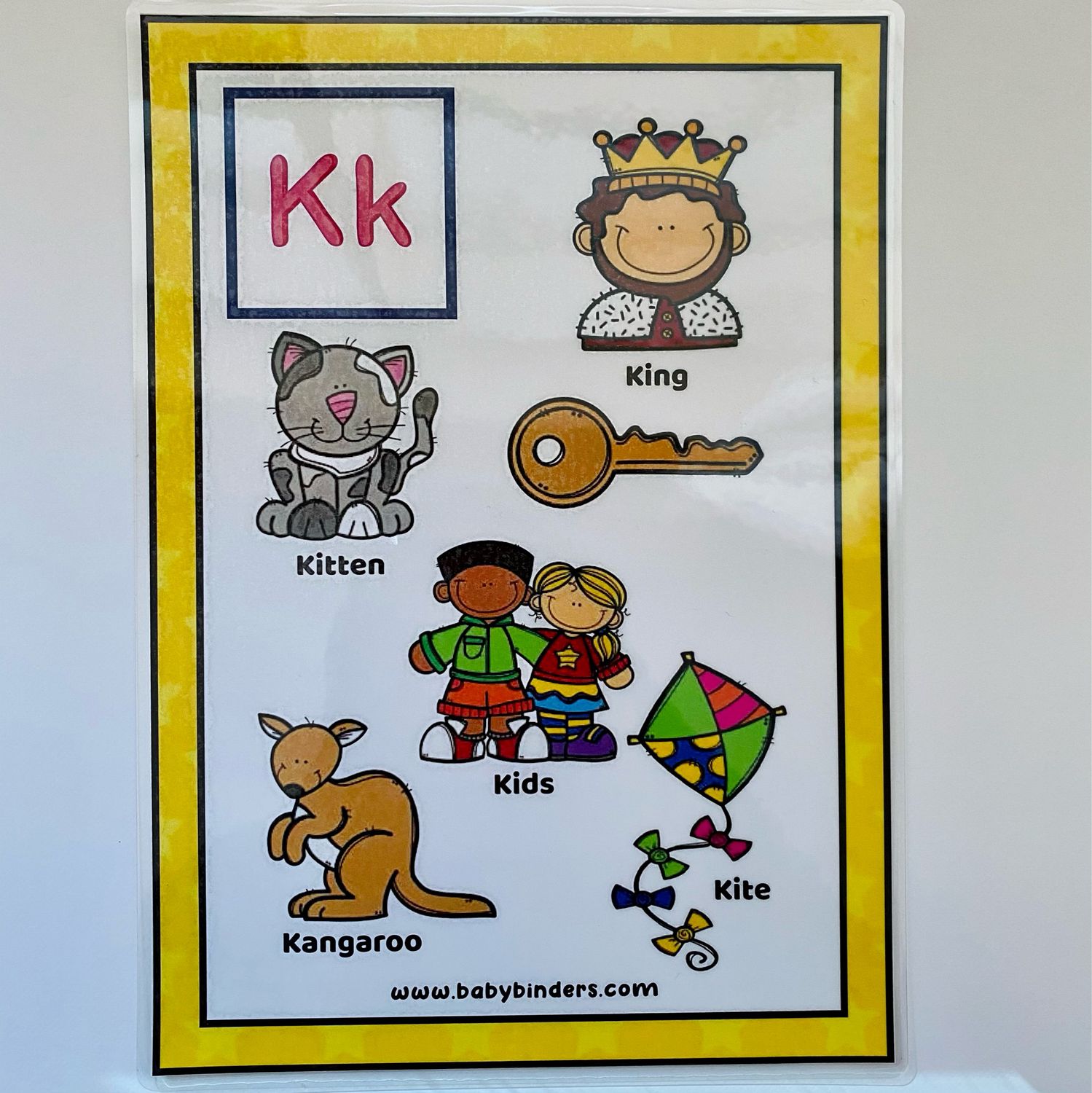 ABC Letters Flash Cards for 3-5 Year Kids.