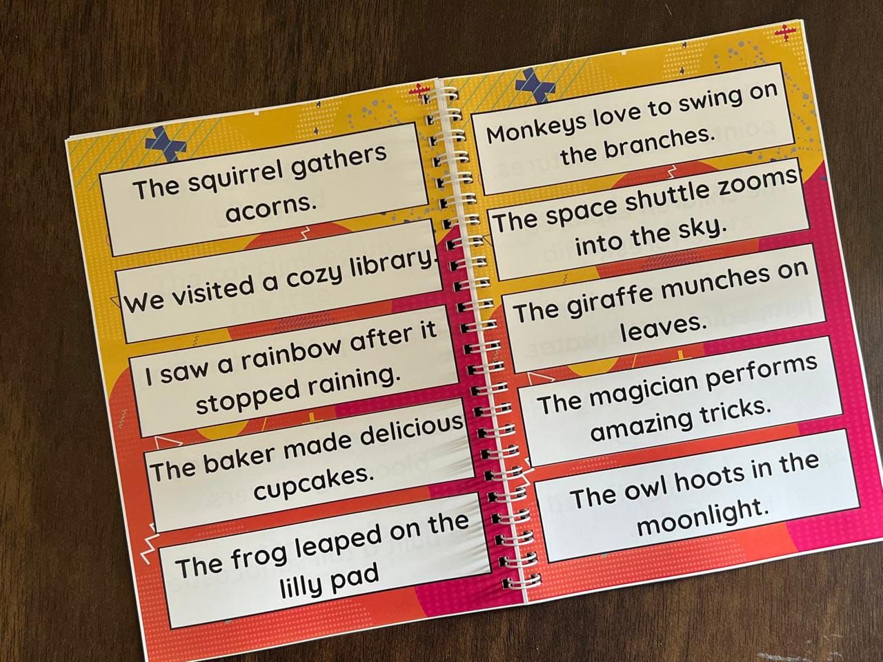 Reading Fluency Booster Book for Kids. Sentence Reading Practice. Suitable for 3-7 Years