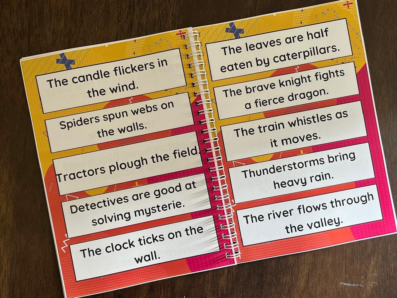 Reading Fluency Booster Book for Kids. Sentence Reading Practice. Suitable for 3-7 Years
