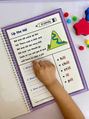 English Reading Fluency Book for Kids.