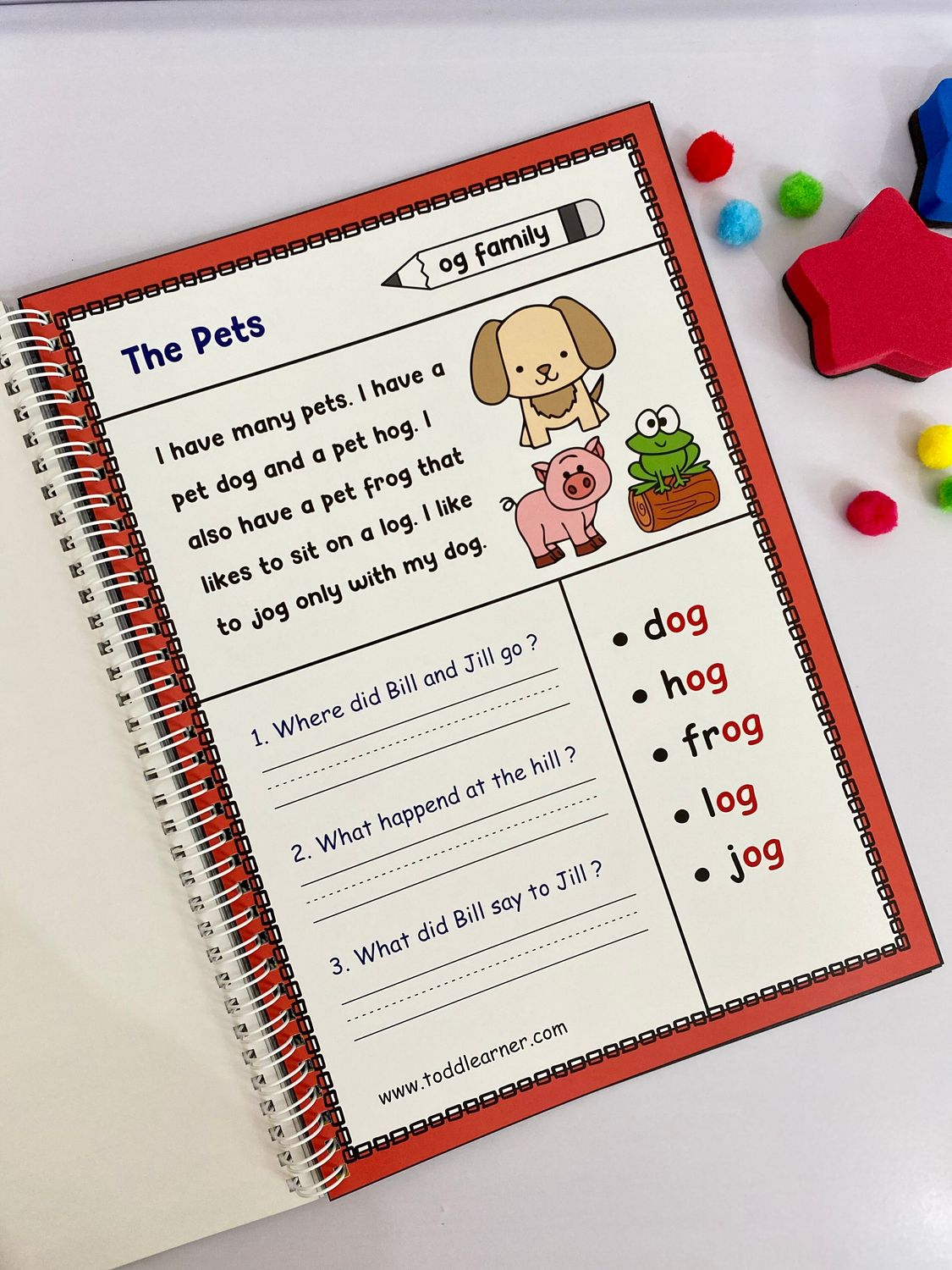 English Reading Fluency Book for Kids.