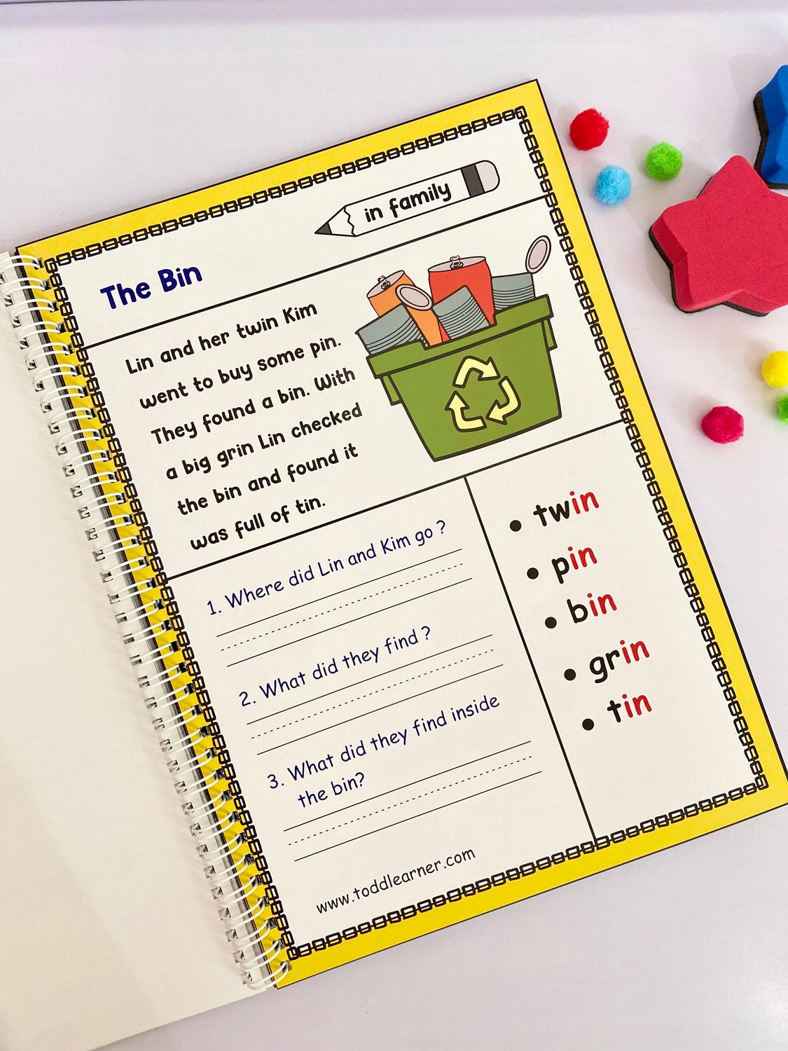 English Reading Fluency Book for Kids.