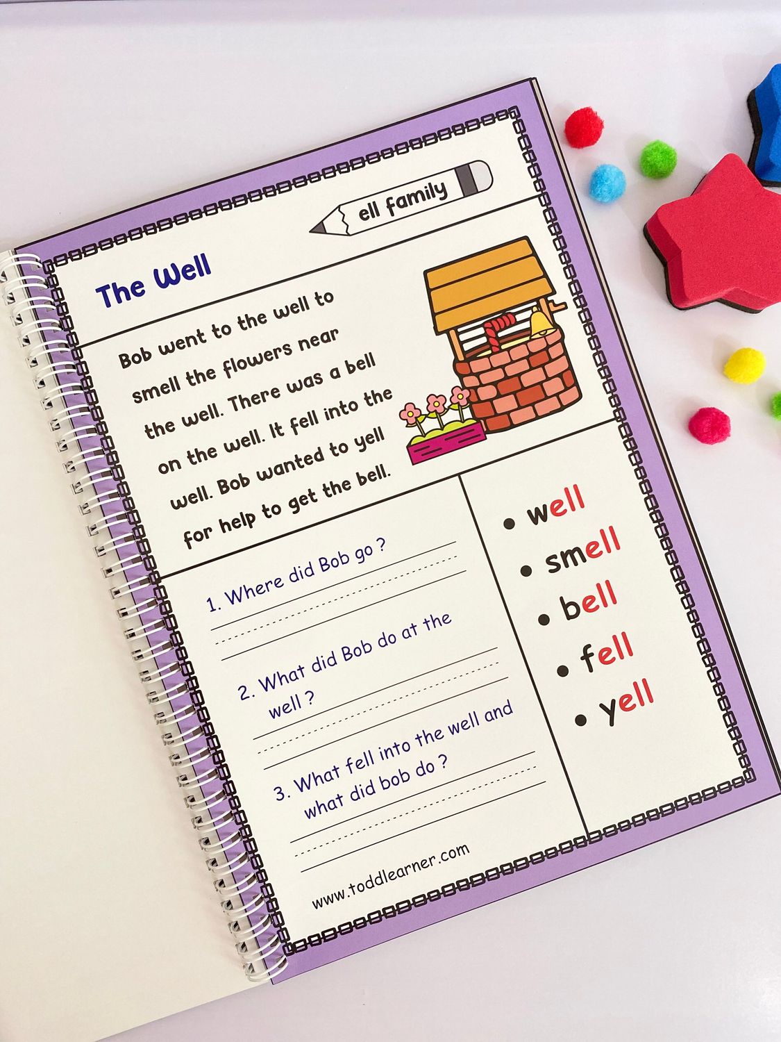 English Reading Fluency Book for Kids.