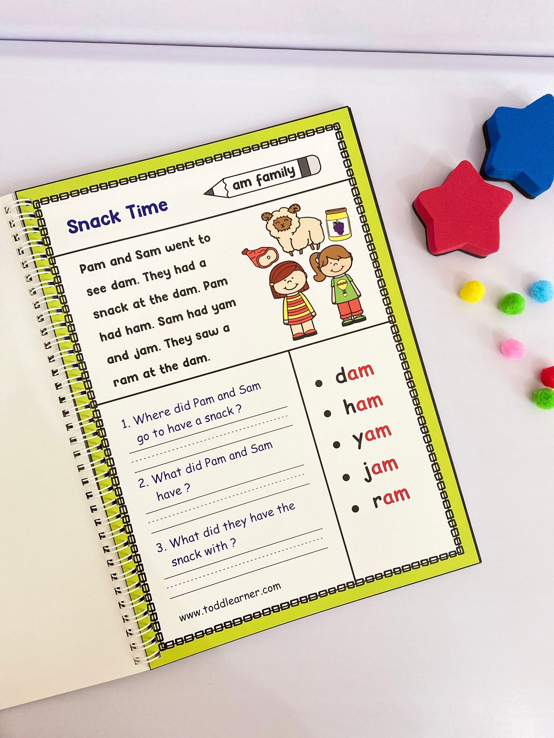 English Reading Fluency Book for Kids.