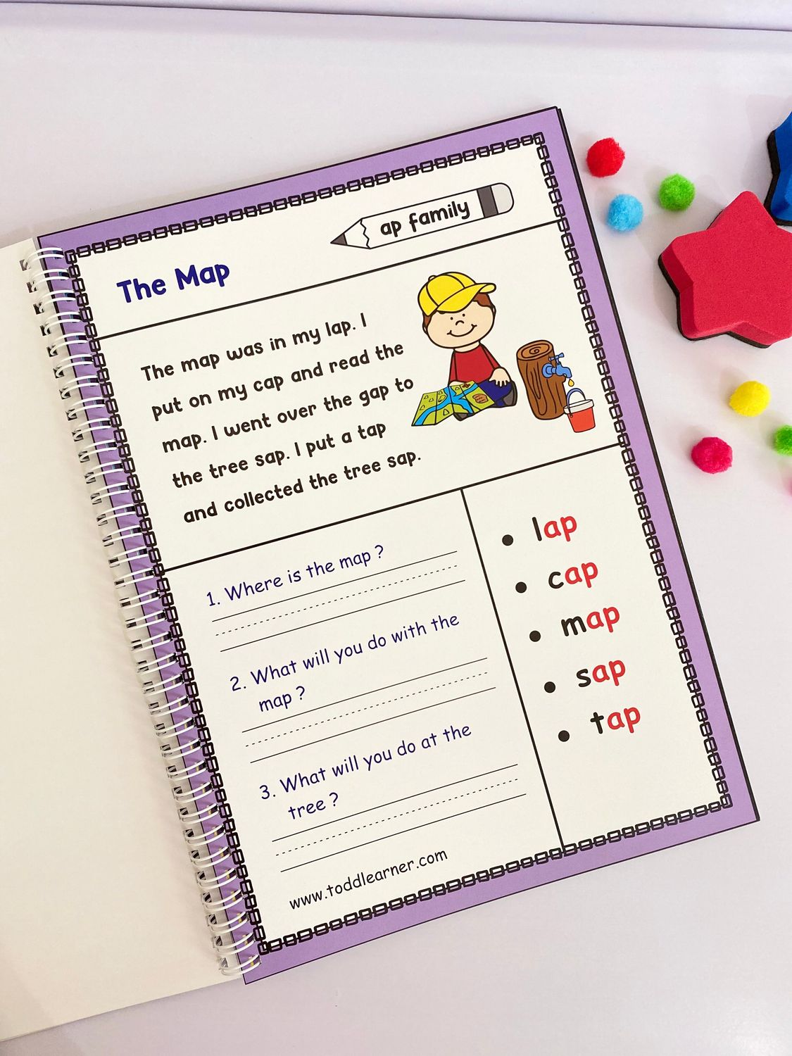 English Reading Fluency Book for Kids.