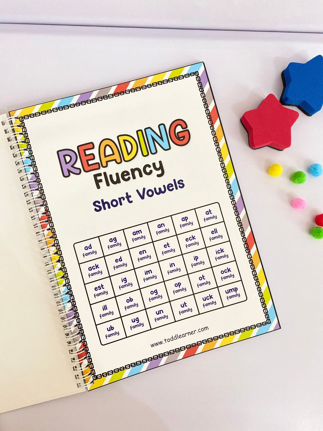 English Reading Fluency Book for Kids.