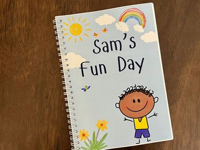 Sam's Fun Day English Reading Book for Kids. Suitable for 4-7 Years.