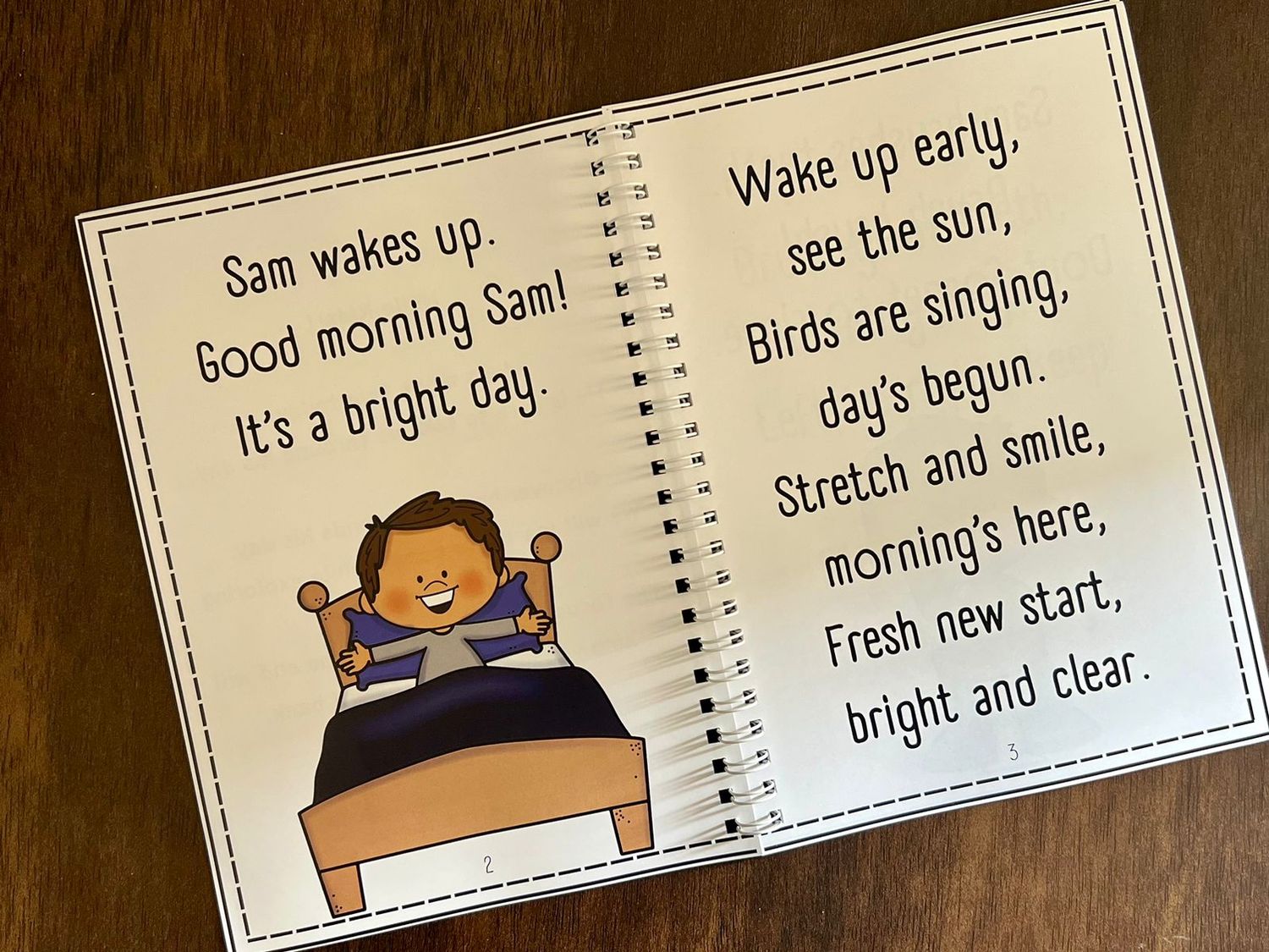 Sam's Fun Day English Reading Book for Kids. Suitable for 4-7 Years.