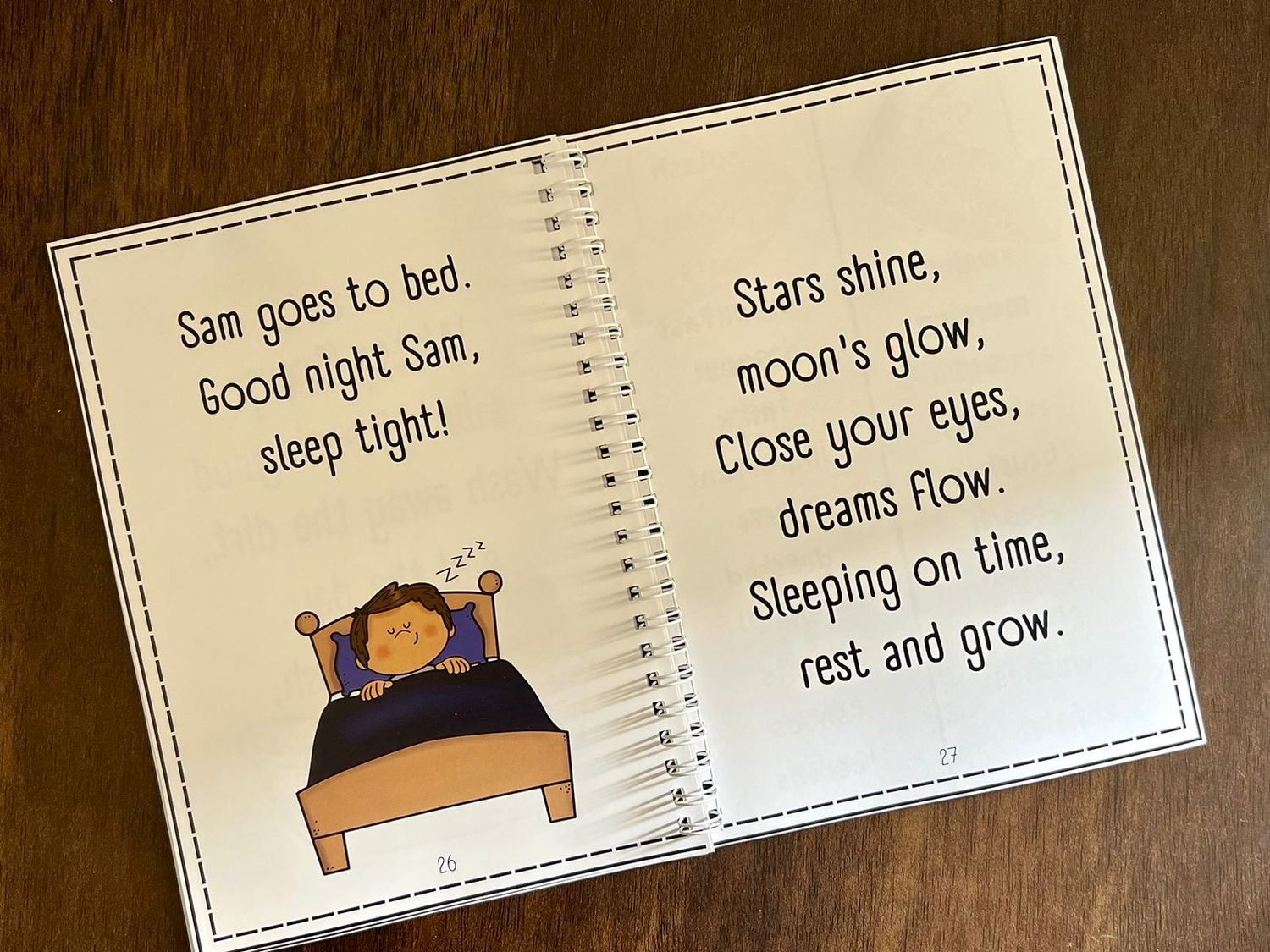 Sam's Fun Day English Reading Book for Kids. Suitable for 4-7 Years.