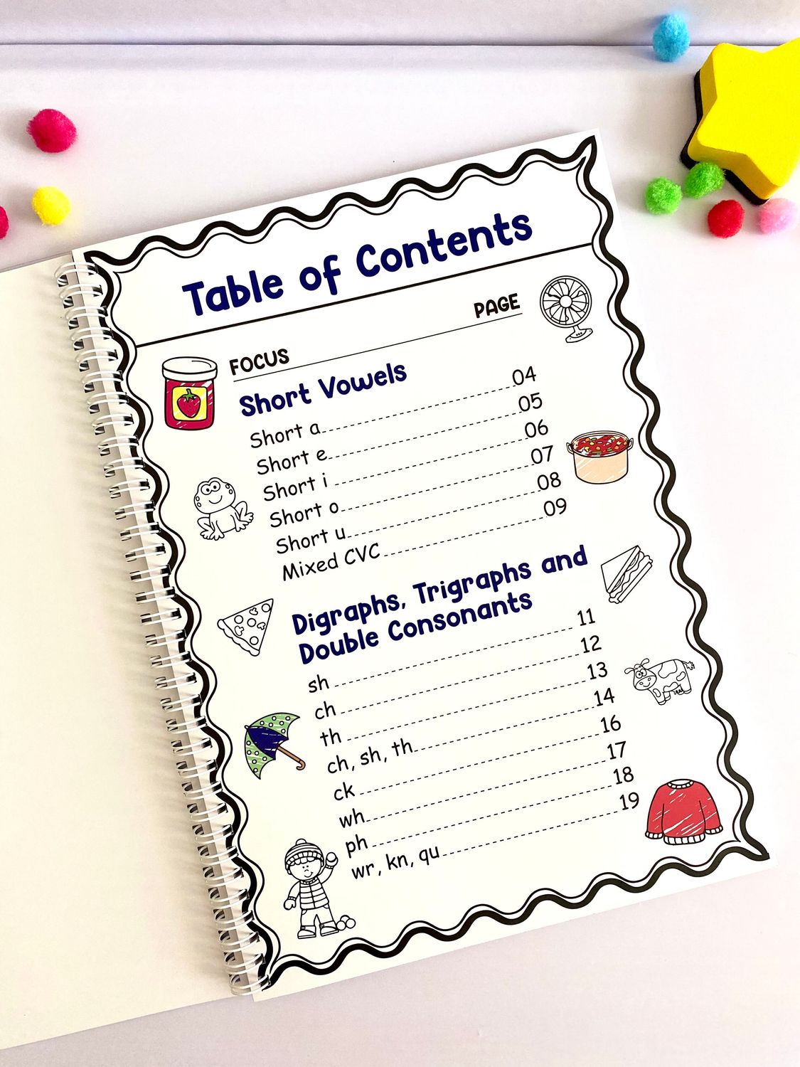 Phonics Learning Workbook for Kids (Learning all Phonics).